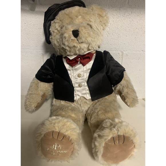 JC Penny Year 2000 26" Bear Holiday Collection Plush Staffed Toy Animal - Picture 3 of 9